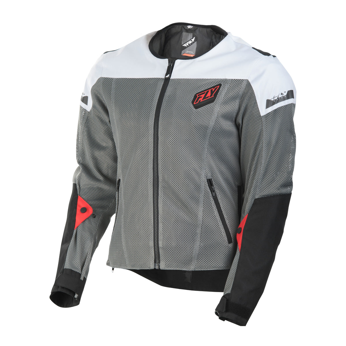 FLUX AIR MESH JACKET BLACK/WHITE 2X - 477-40742X