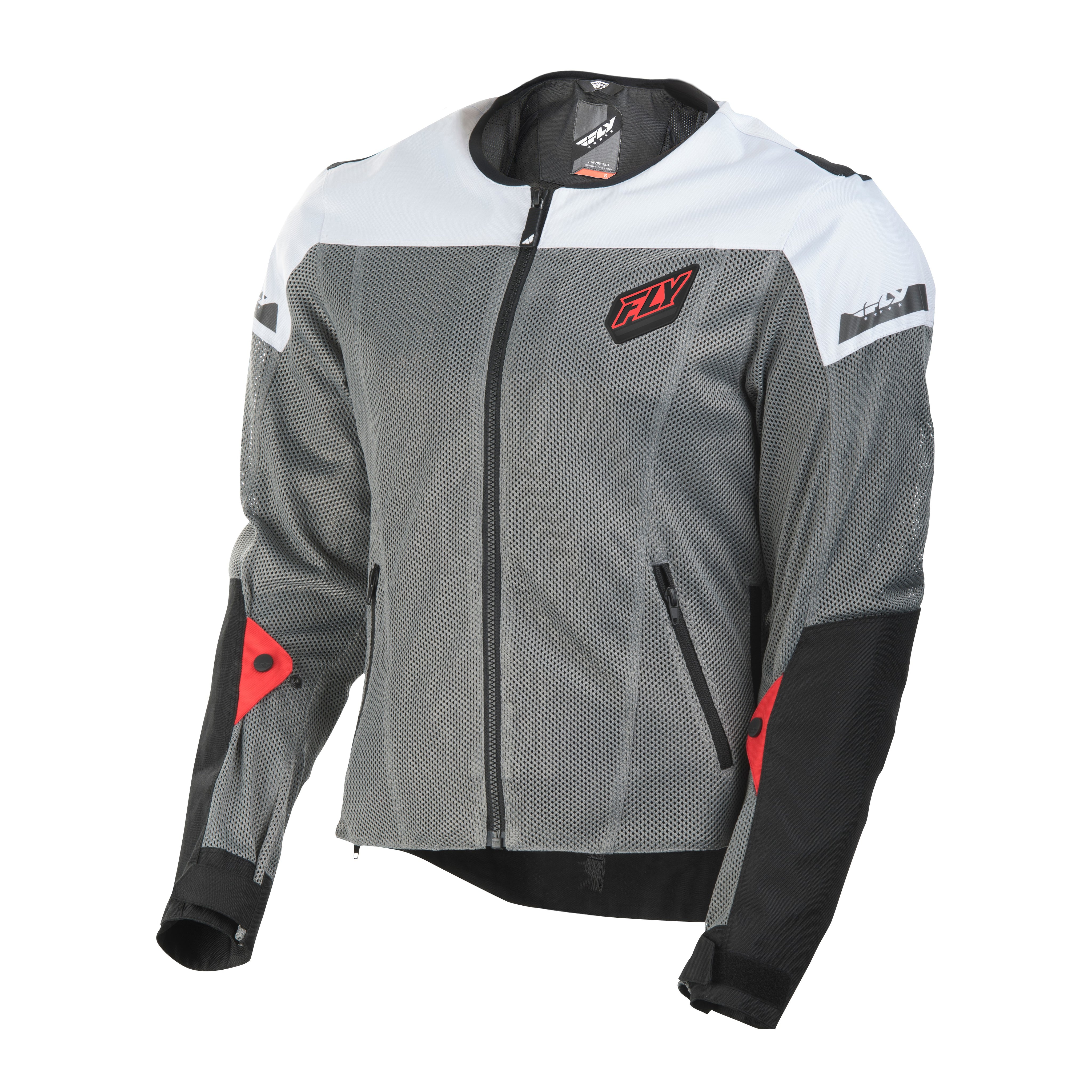 FLUX AIR MESH JACKET BLACK/WHITE 2X - 477-40742X