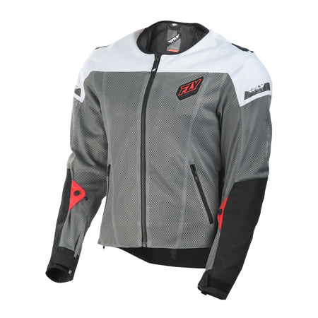 FLUX AIR MESH JACKET BLACK/WHITE 2X - 477-40742X