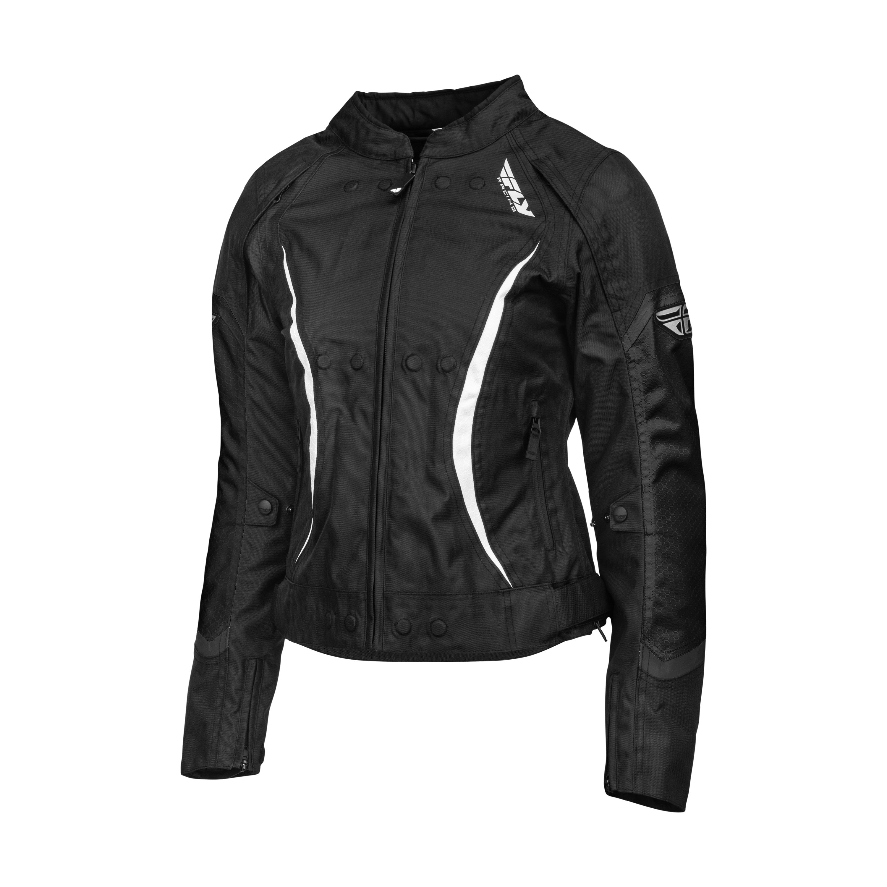 WOMEN'S BUTANE JACKET BLACK/WHITE LG - 477-7042L
