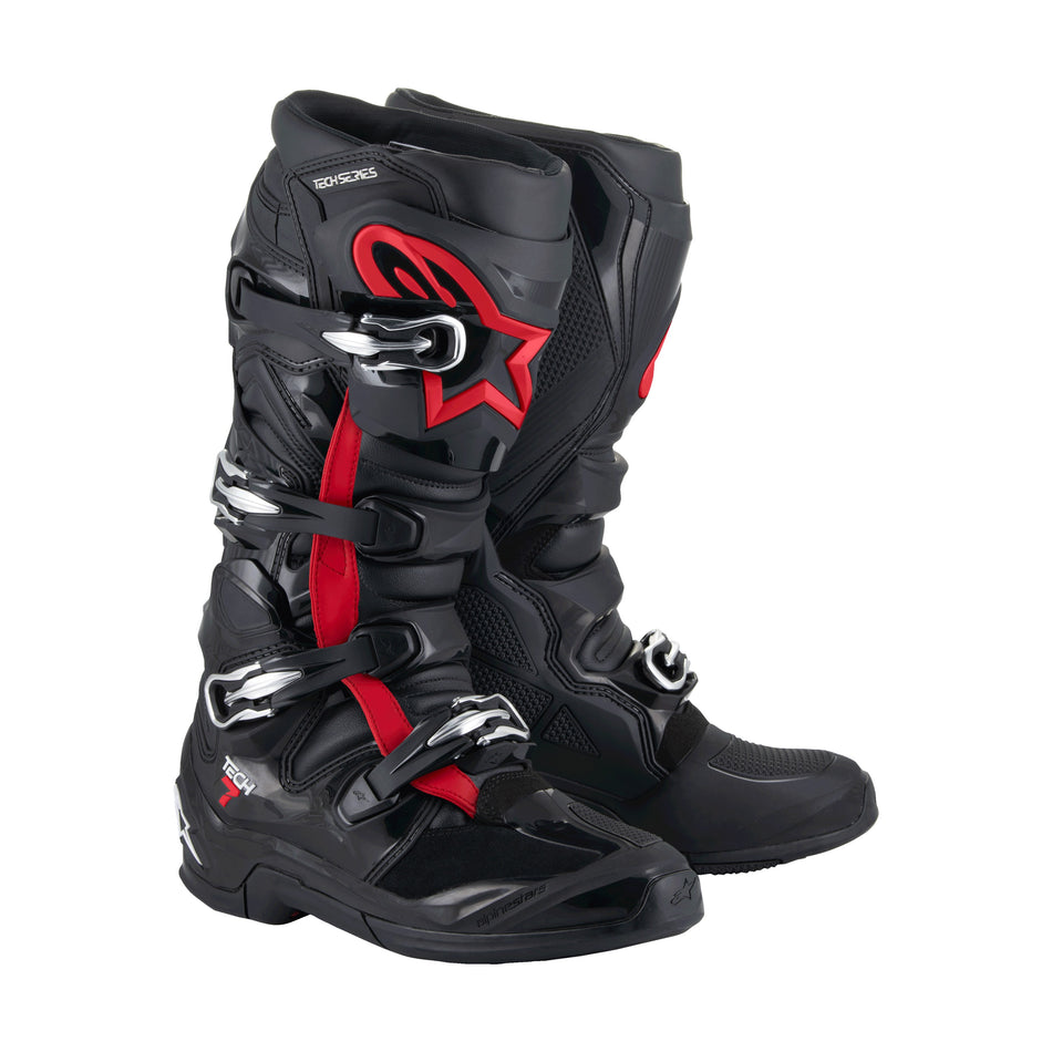 TECH 7 BOOTS BLACK/RED FLUO 11 - 482-0004111