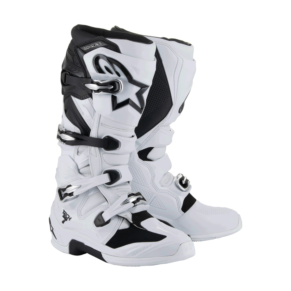 TECH 7 BOOTS WHITE/BLACK 8 - 482-0004208