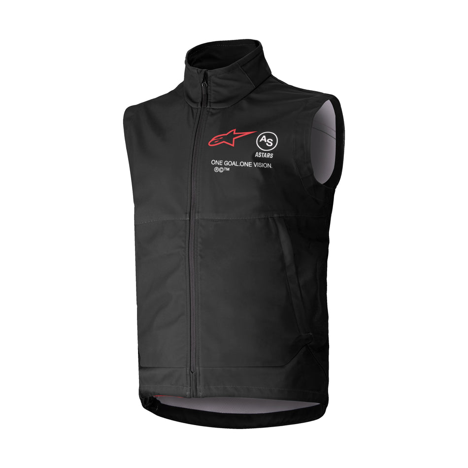 YOUTH TECHSTAR SOFTSHELL VEST BLACK LG - 482-00059L