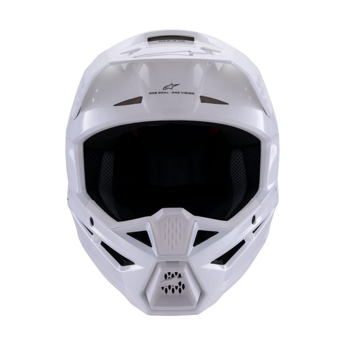 SM3 SOLID HELMET WHITE GLOSSY MD - 482-00117M-1