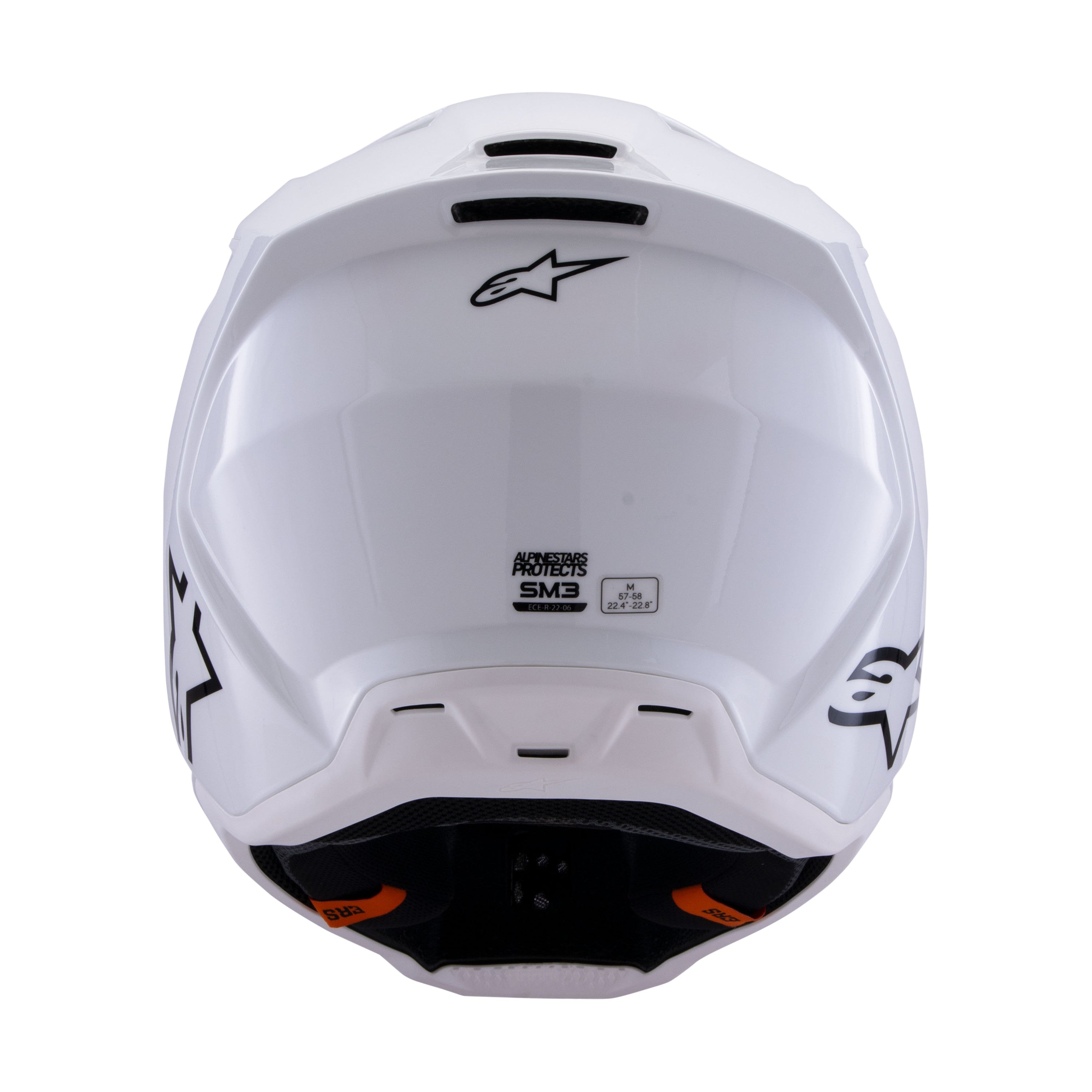 SM3 SOLID HELMET WHITE GLOSSY MD - 482-00117M-4