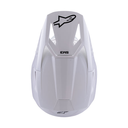 SM3 SOLID HELMET WHITE GLOSSY MD - 482-00117M-5