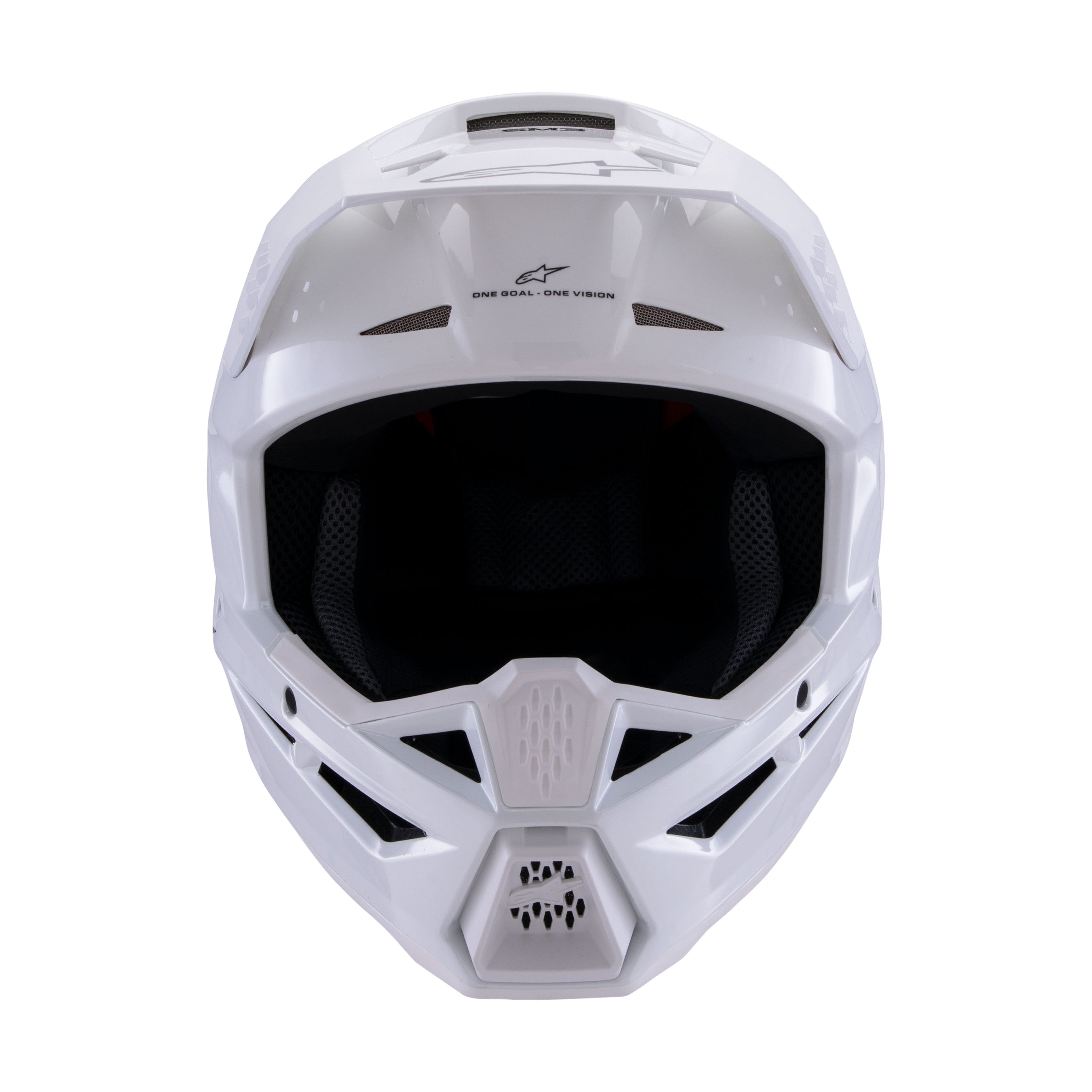 SM3 SOLID HELMET WHITE GLOSSY SM - 482-00117S-1