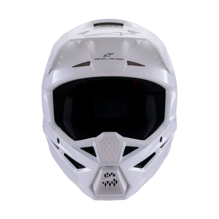 SM3 SOLID HELMET WHITE GLOSSY SM - 482-00117S-1