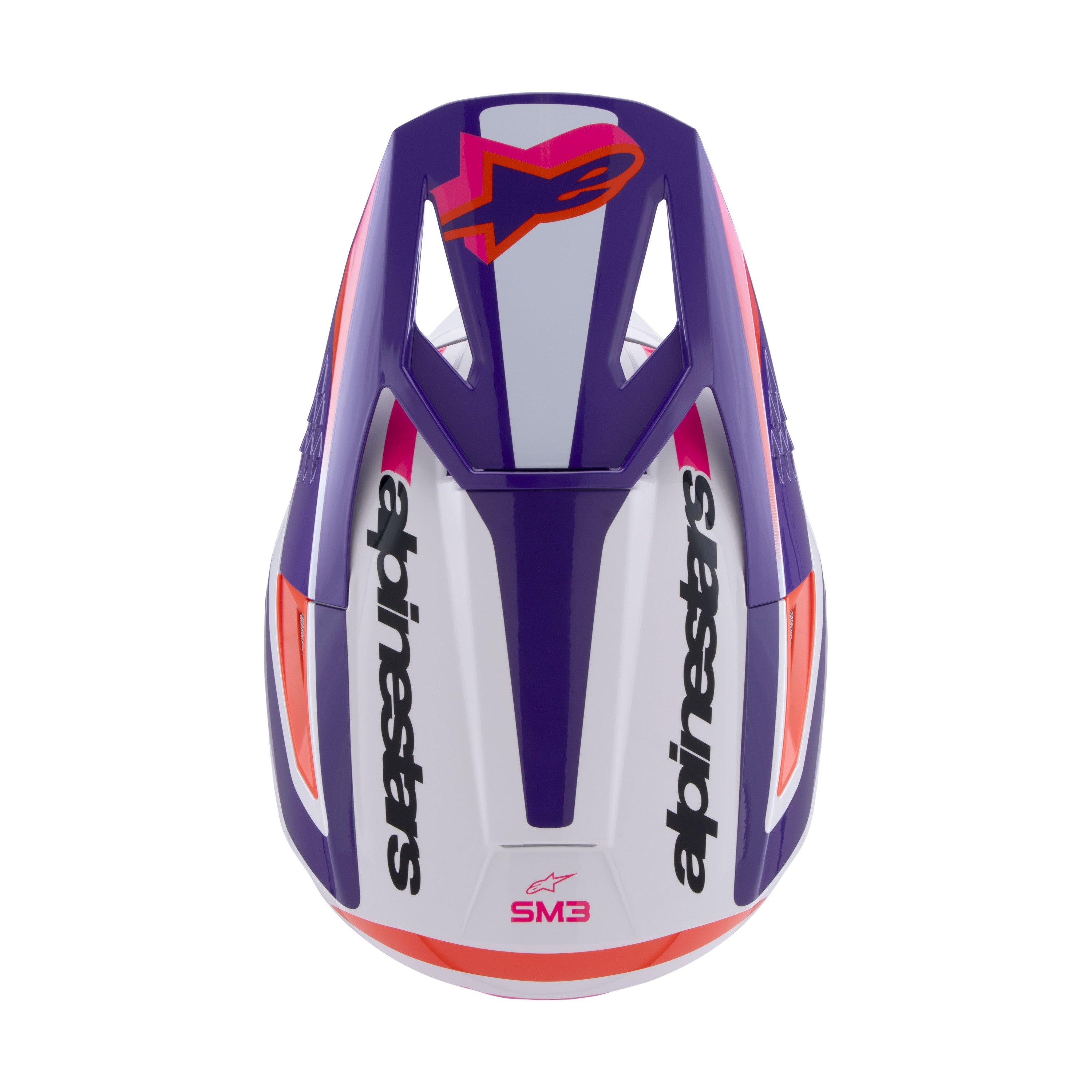 SM3 HEAT HELMET WHITE/PURPLE/PINK GLOSSY LG - 482-00120L-5