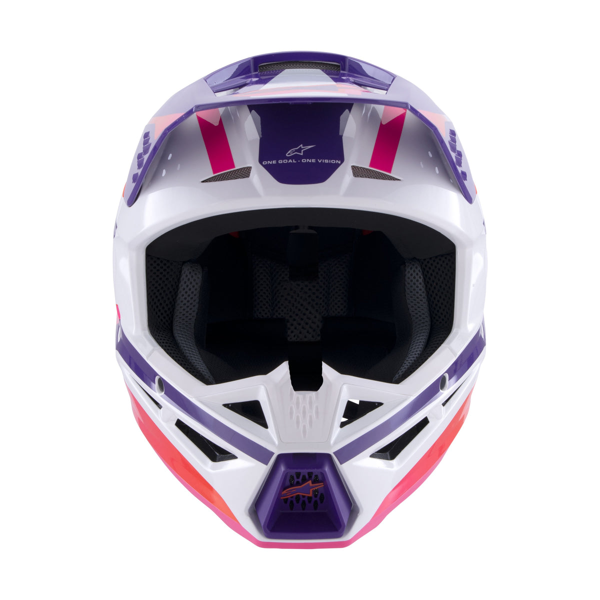 SM3 HEAT HELMET WHITE/PURPLE/PINK GLOSSY MD - 482-00120M-1