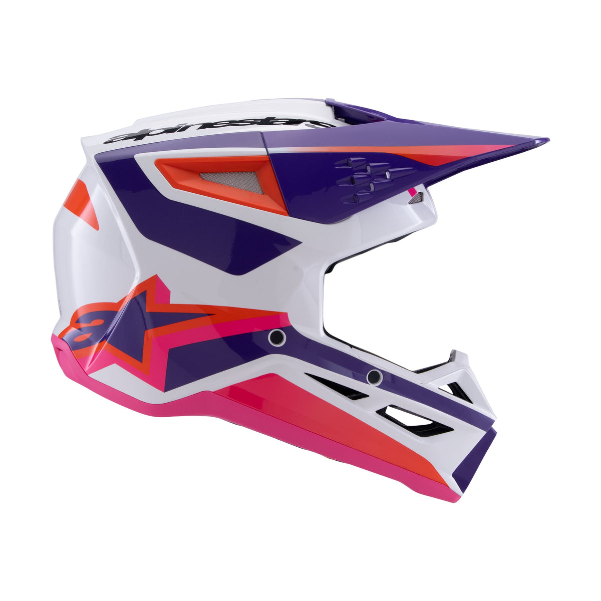 SM3 HEAT HELMET WHITE/PURPLE/PINK GLOSSY MD - 482-00120M-2