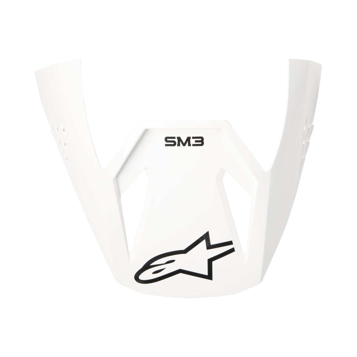 SM3 SOLID VISOR WHITE GLOSSY - 482-00144