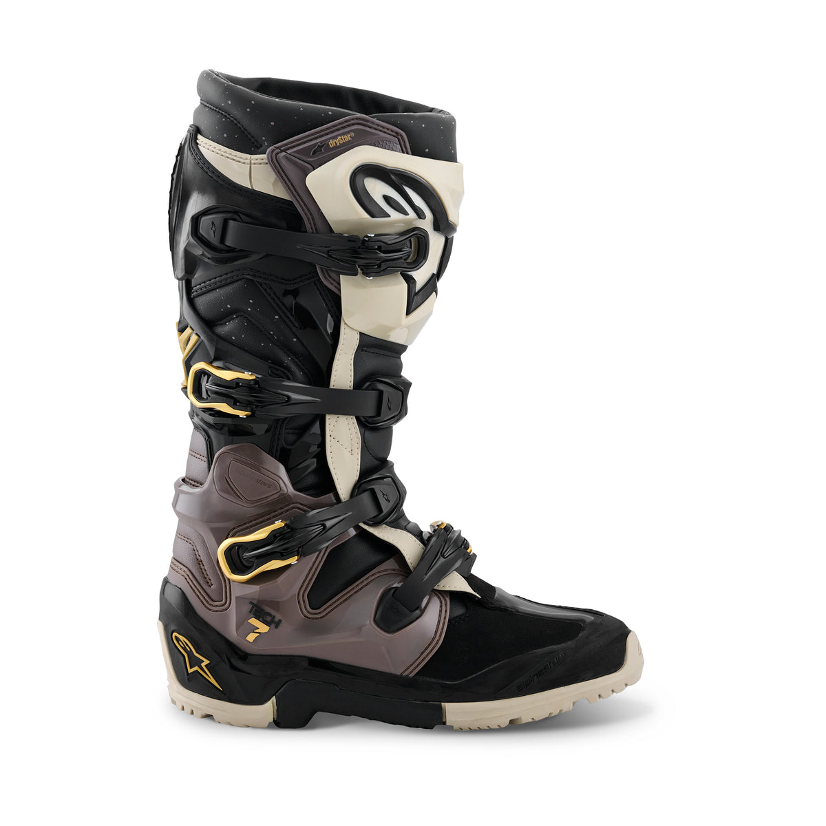 TECH 7 ENDURO DRYSTAR BLACK/DARK GRY/GOLD 12 - 482-0017012-2