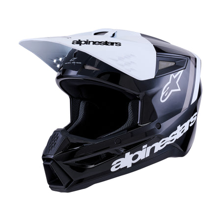 SM3 RADIUM HELMET BLK/WHT/GRY GLOSSY LG - 482-00181L-4