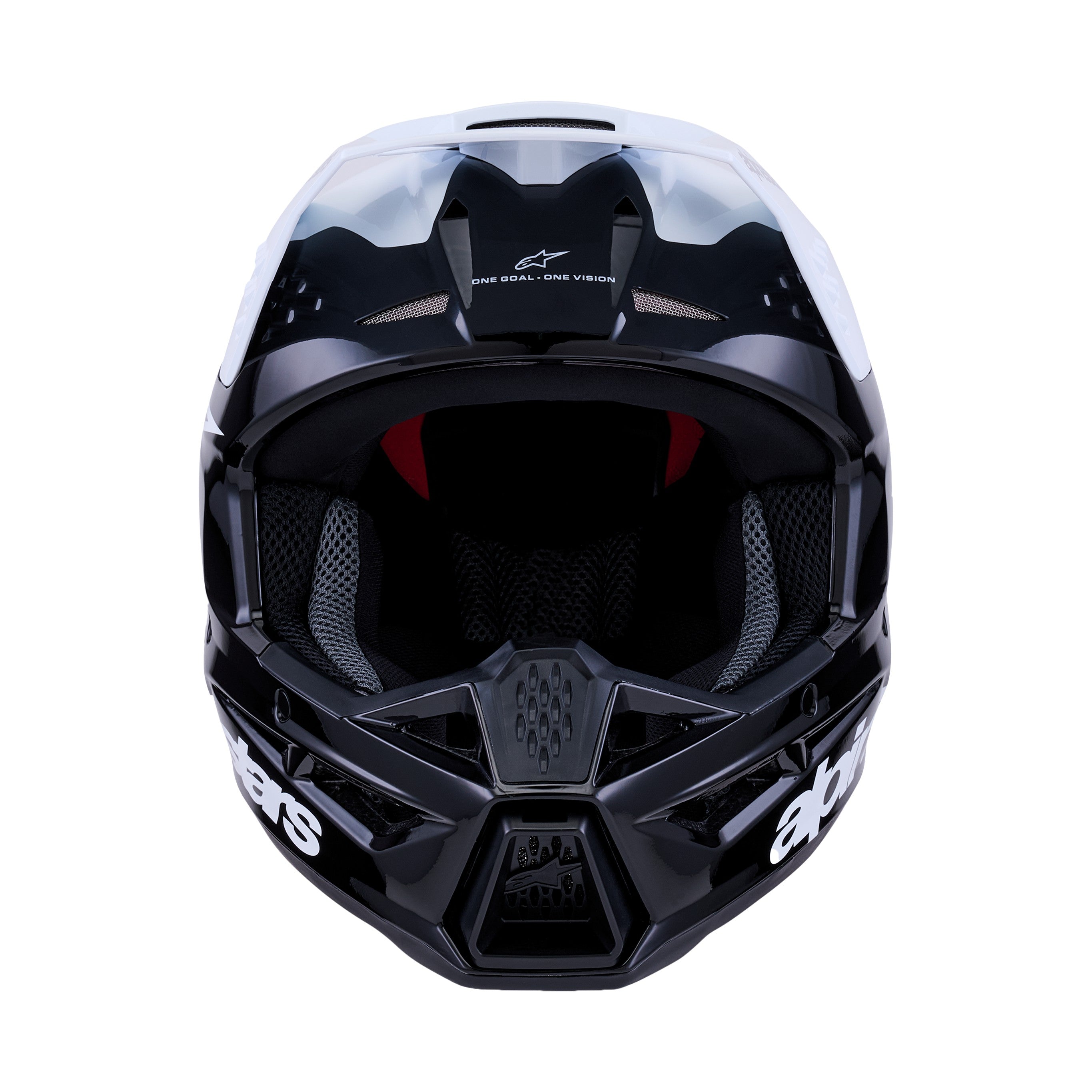 SM3 RADIUM HELMET BLK/WHT/GRY GLOSSY LG - 482-00181L-5