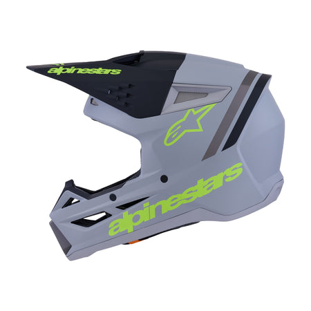 SM3 RADIUM HELMET GRY/BLK/YLW FLUO MATT LG - 482-00183L