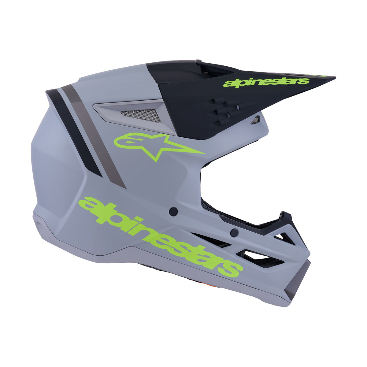 SM3 RADIUM HELMET GRY/BLK/YLW FLUO MATT MD - 482-00183M-1