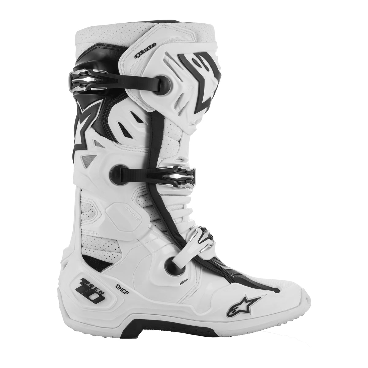 TECH 10 SUPERVENTED BOOTS WHITE SZ 08 - 482-01608-3