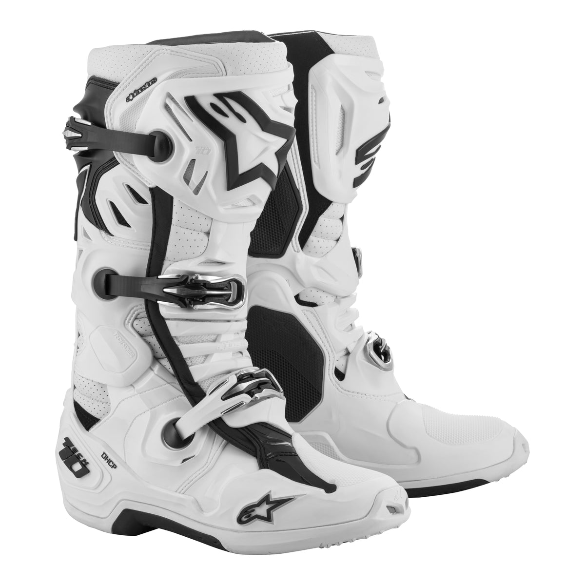 TECH 10 SUPERVENTED BOOTS WHITE SZ 08 - 482-01608
