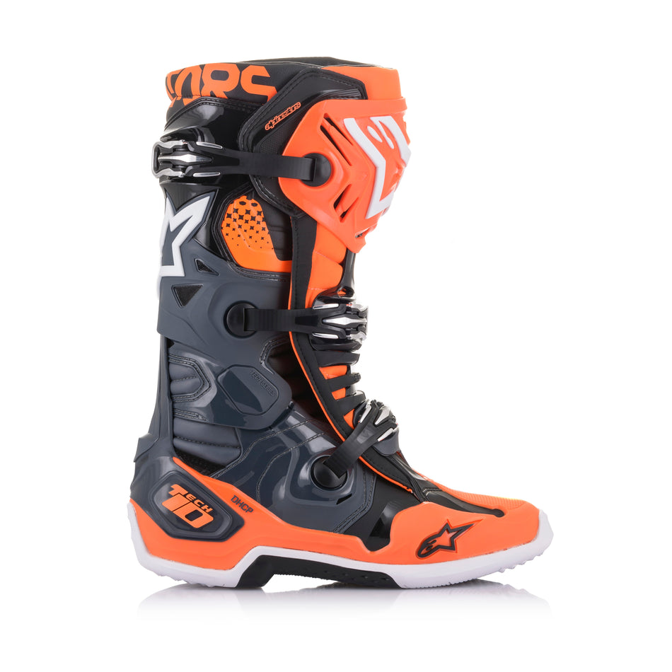TECH 10 BOOTS COOL GREY/ORANGE FLUO SZ 13 - 482-02513-3