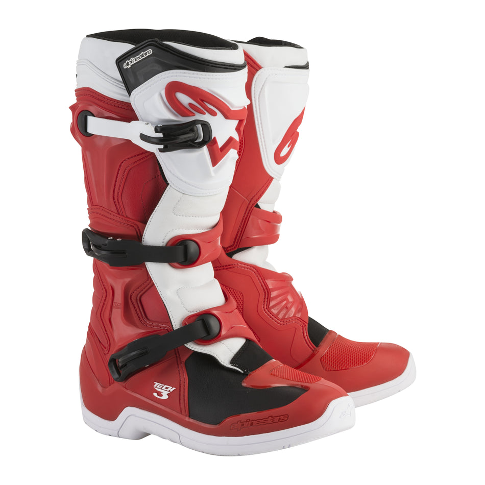 TECH 3 BOOTS RED/WHITE SZ 11 - 482-04411
