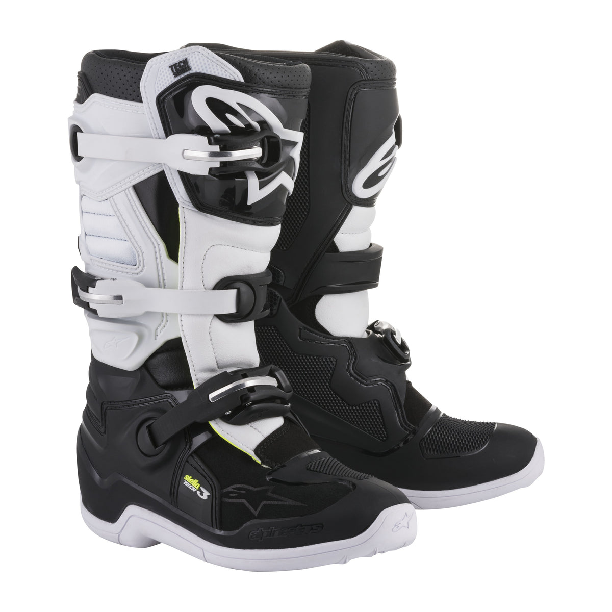 TECH 3 STELLA BOOTS BLACK/WHITE SZ 08 - 482-09018