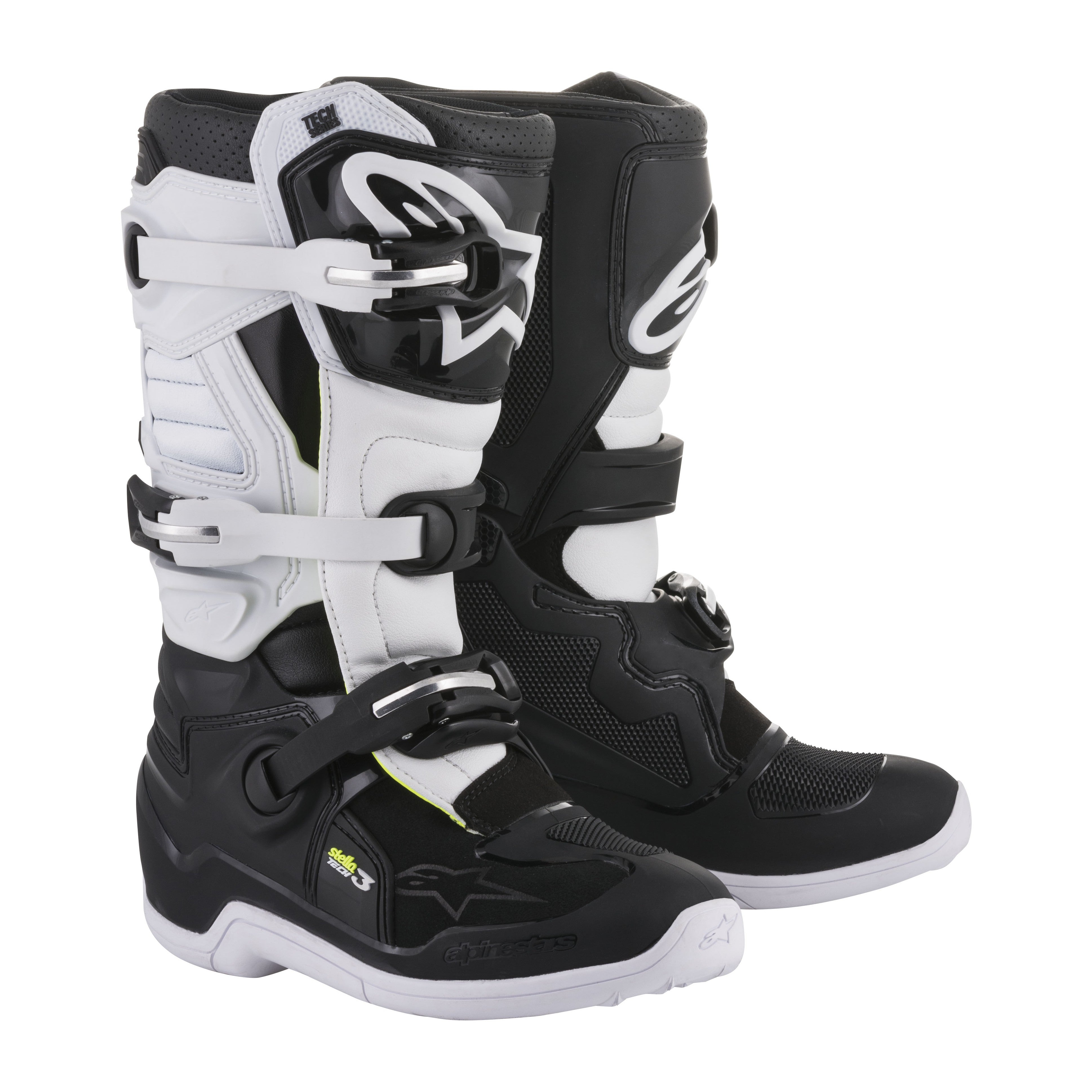 TECH 3 STELLA BOOTS BLACK/WHITE SZ 08 - 482-09018