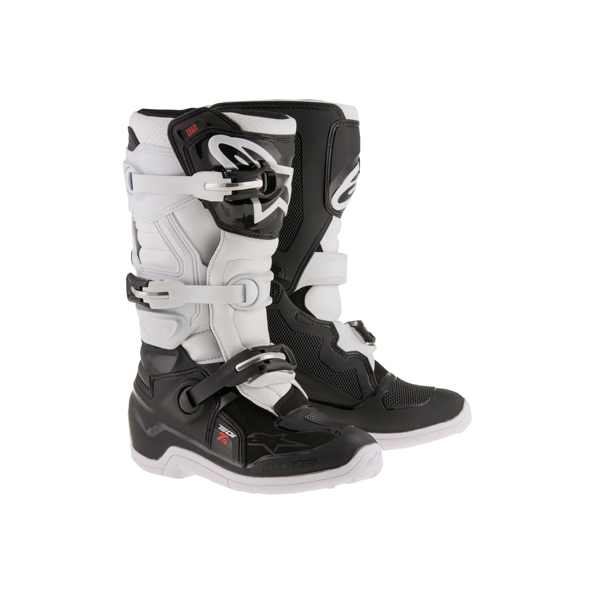 TECH 7S BOOTS BLACK/WHITE SZ 05 - 482-25205