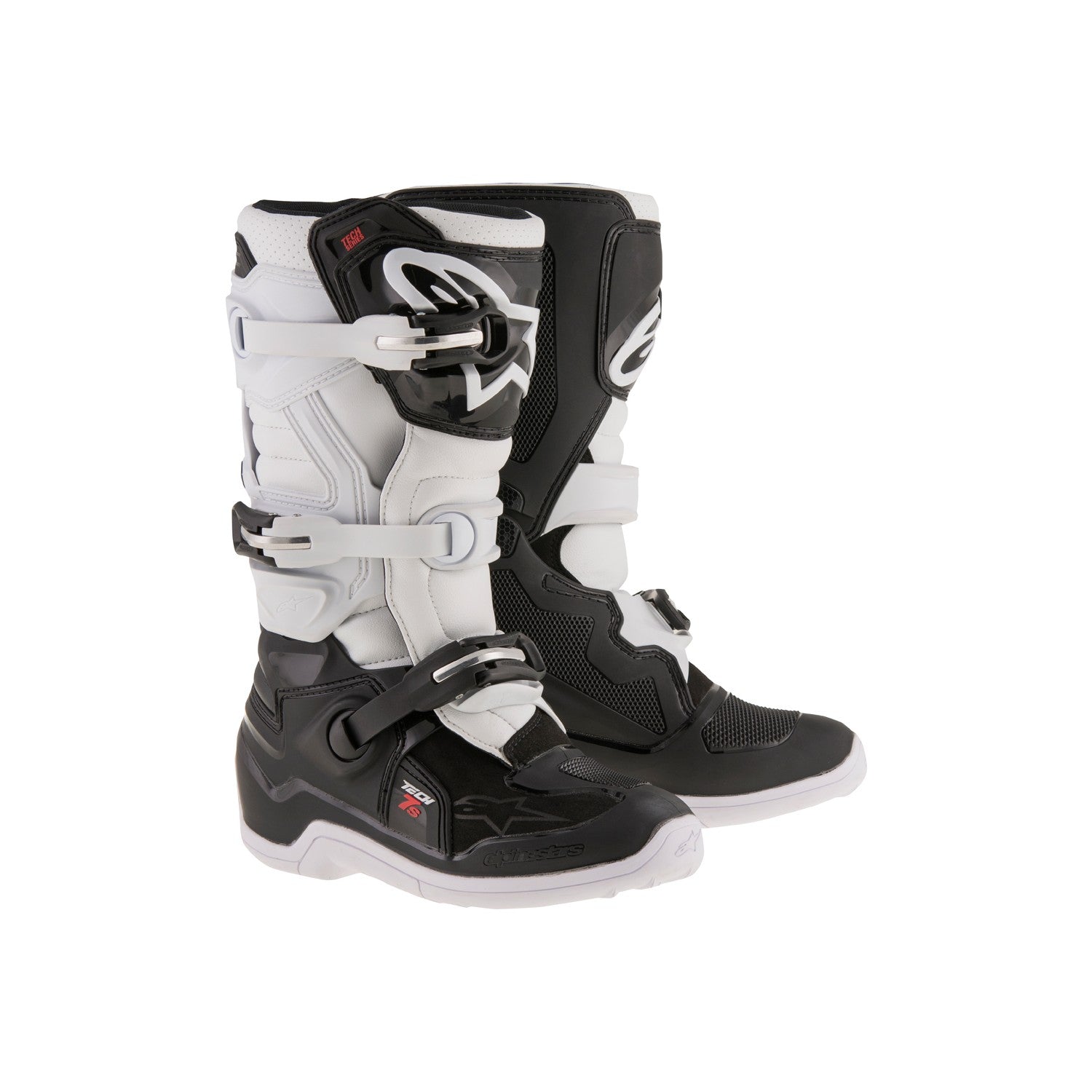TECH 7S BOOTS BLACK/WHITE SZ 05 - 482-25205