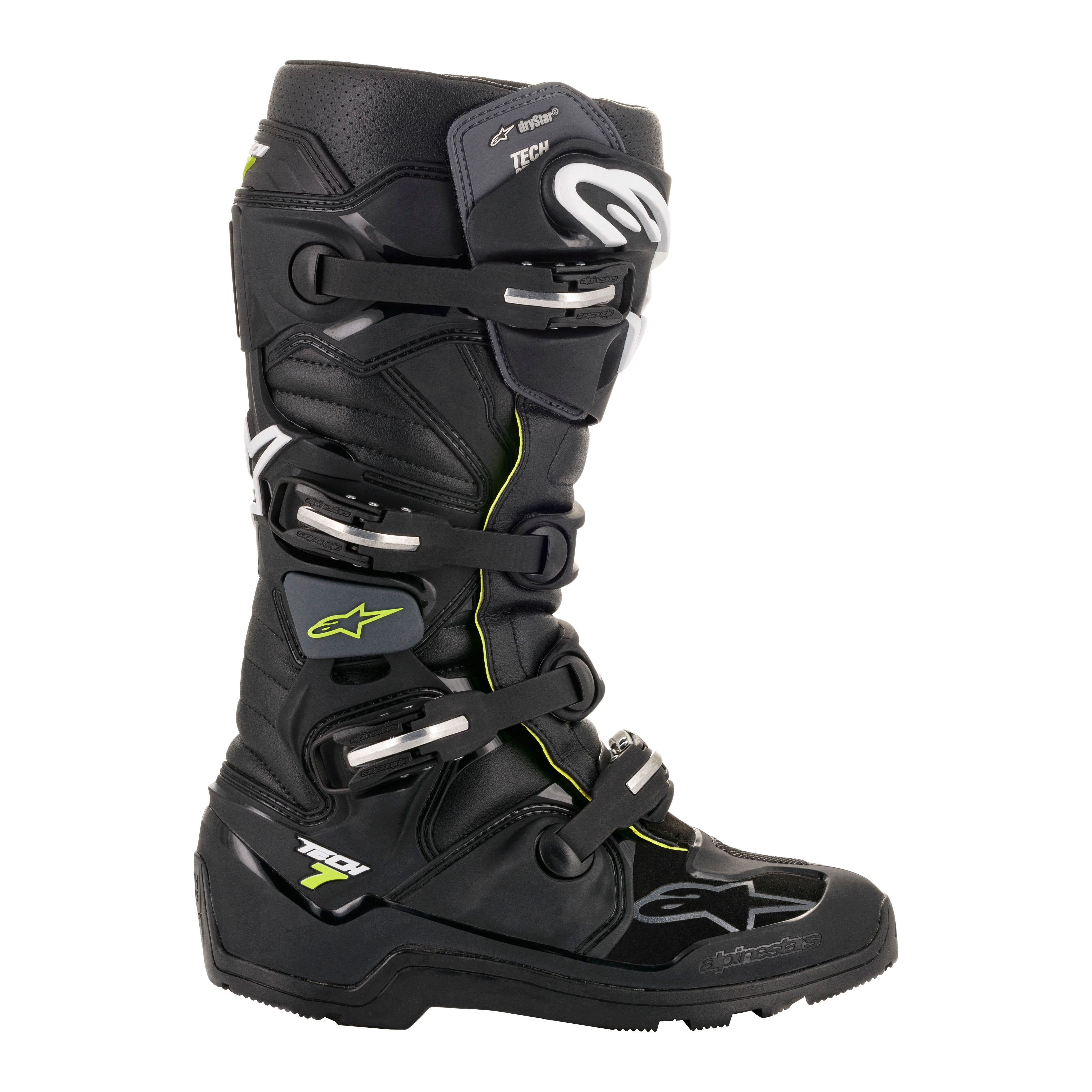 ALPINESTARS TECH 7 ENDURO DS BOOTS BLACK/GREY SZ 08 - 482-28208