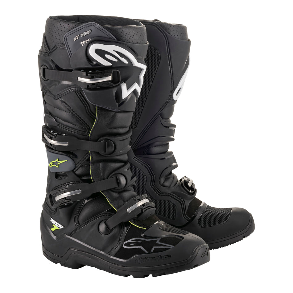 TECH 7 ENDURO DS BOOTS BLACK/GREY SZ 11 - 482-28211