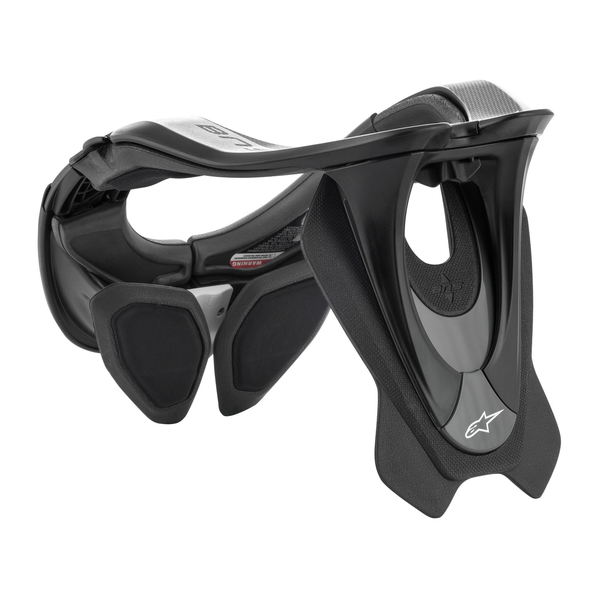 BNS TECH-2 NECK SUPPORT BLACK/COOL GREY XS-MD - 482-6012-1