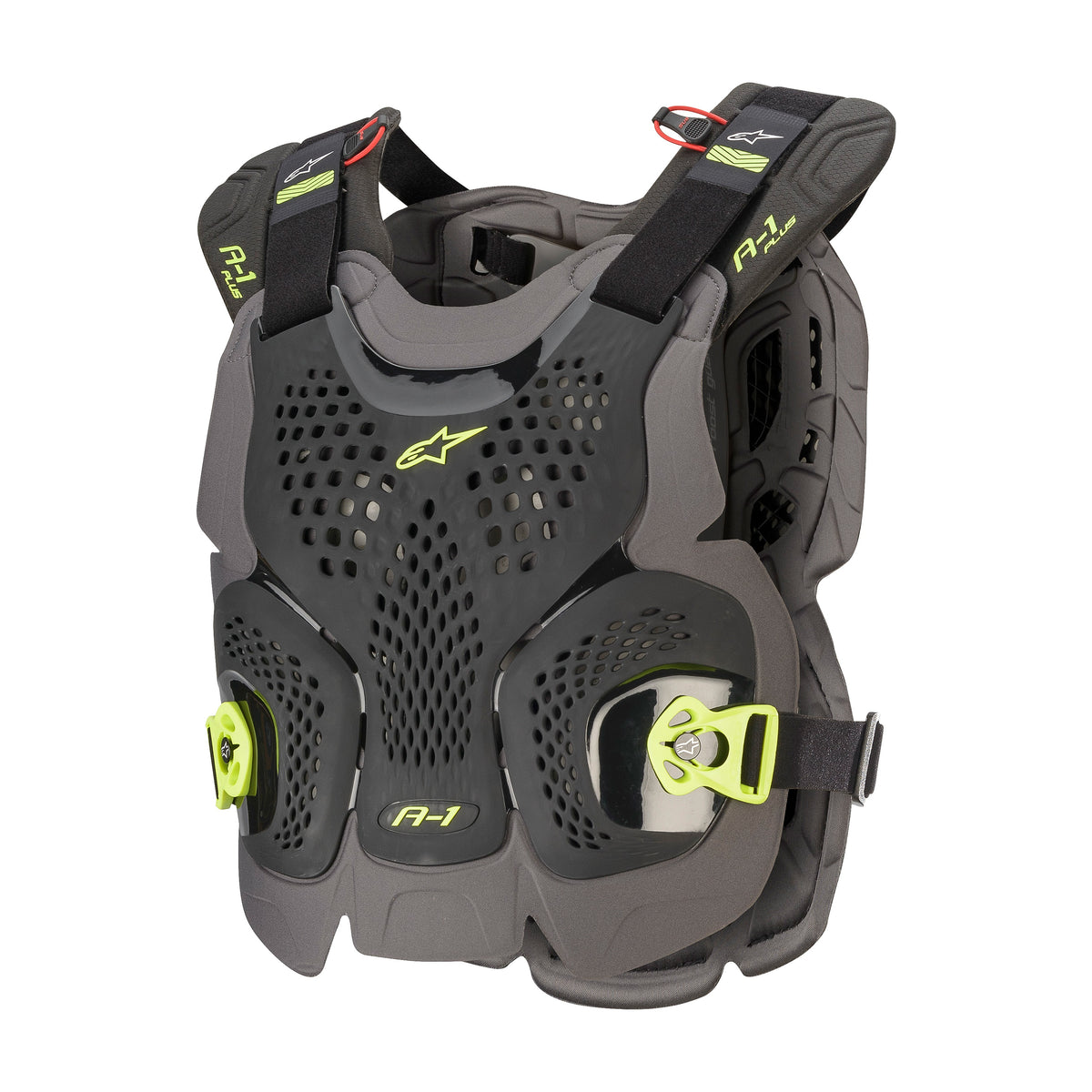 A-1 PLUS CHEST PROTECTOR BLK/ANTH/FLUO YLW XL/2X - 482-62007