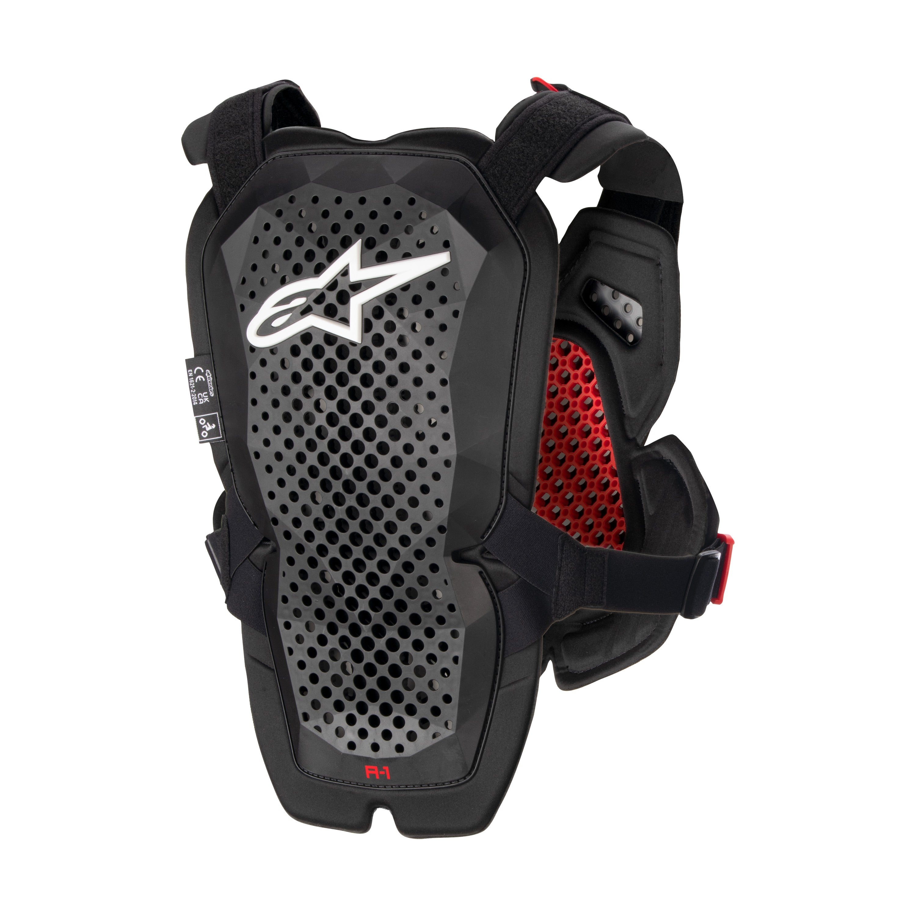 A-1 CHEST PROTECTOR ANTHRACITE/BLACK/RED  MD/LG - 482-62010-1