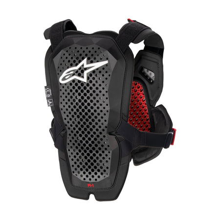 A-1 CHEST PROTECTOR ANTHRACITE/BLACK/RED  MD/LG - 482-62010-1