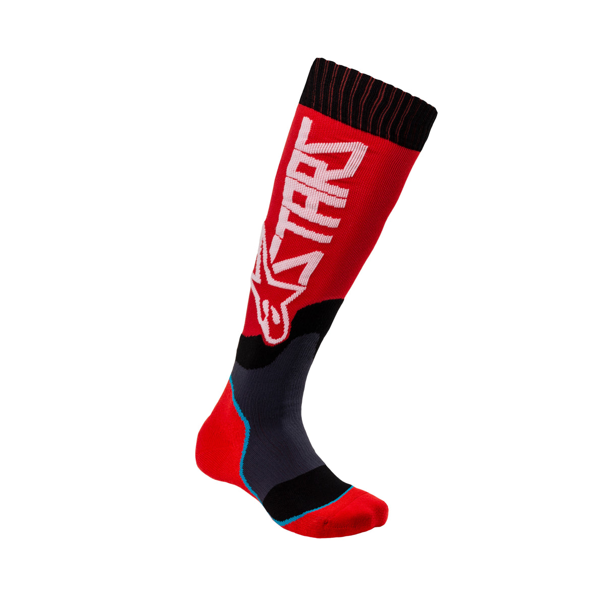 MX PLUS-2 SOCKS RED/WHITE LARGE - 482-64332
