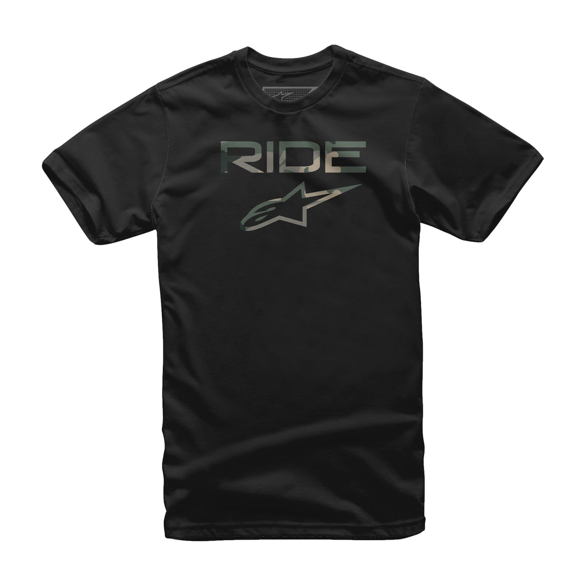RIDE 2.0 CAMO TEE BLACK XL - 482-69228X