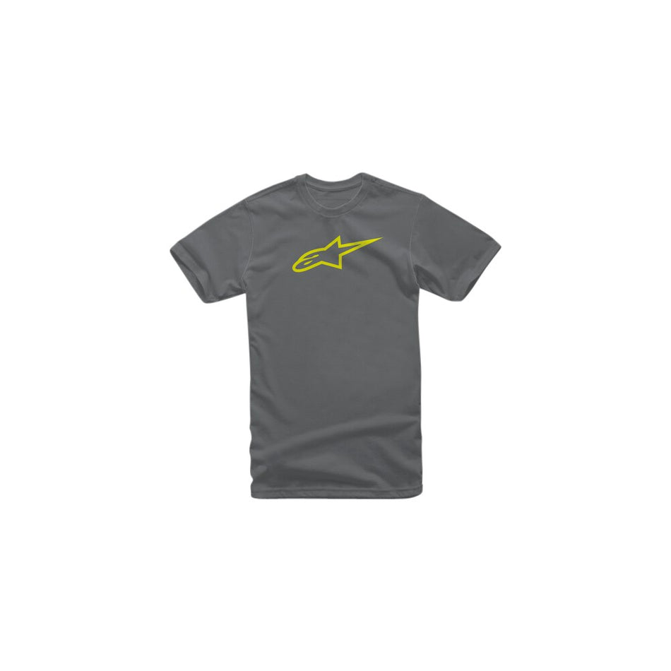 AGELESS TEE CHARCOAL/HI VIS YELLOW XL - 482-69325X