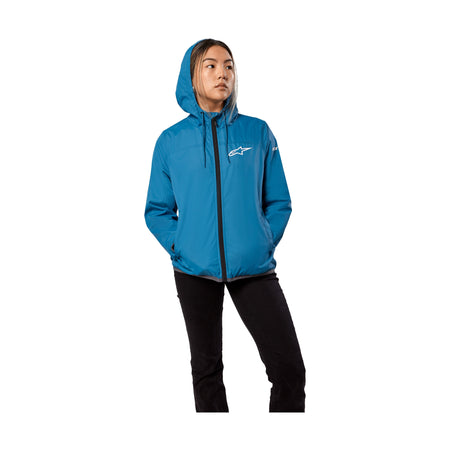 WOMENS TREQ WINDBREAKER BLUE SM - 482-76040S-1