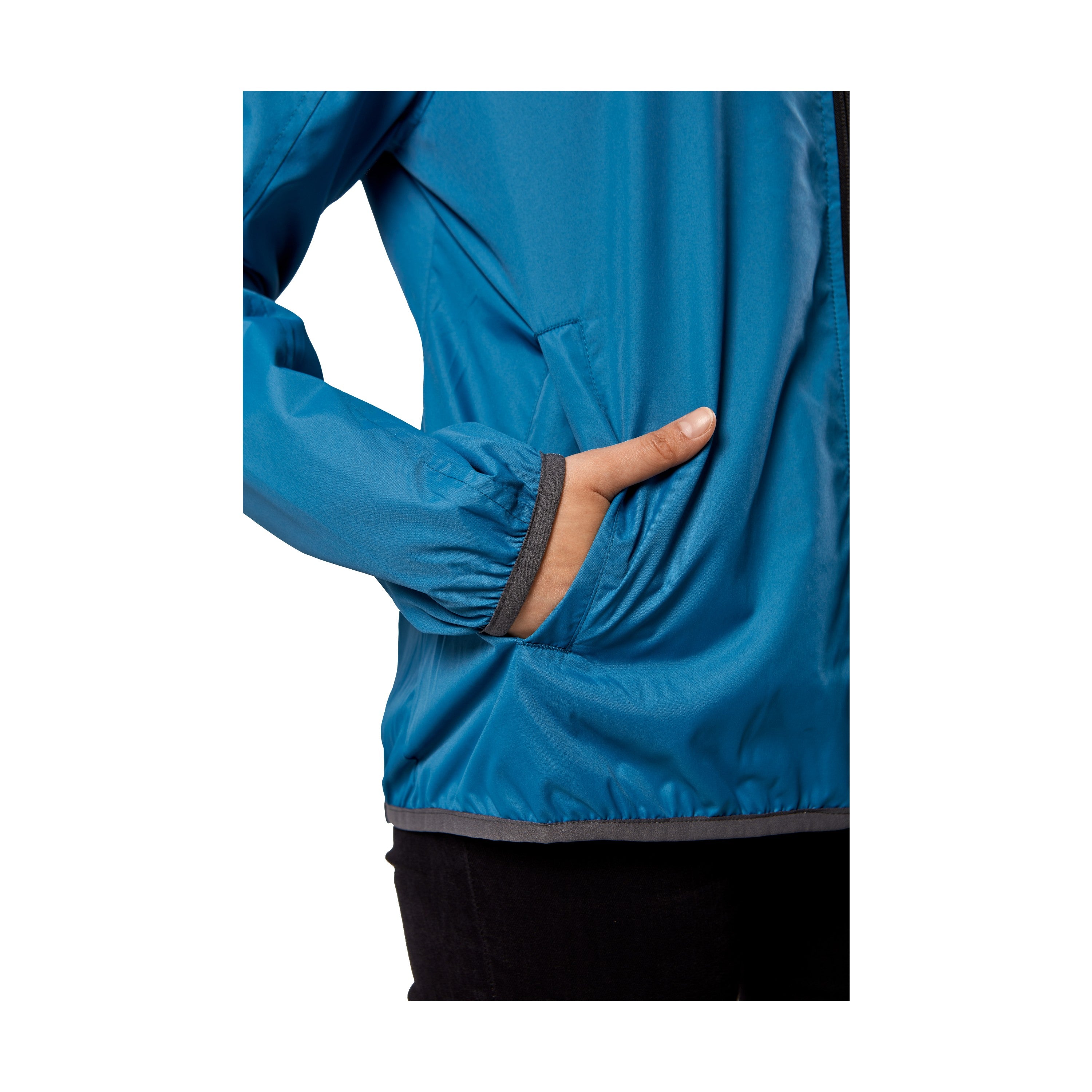 WOMENS TREQ WINDBREAKER BLUE SM - 482-76040S-3