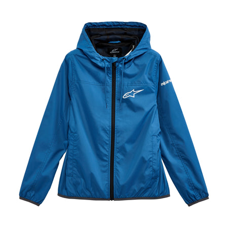 WOMENS TREQ WINDBREAKER BLUE SM - 482-76040S