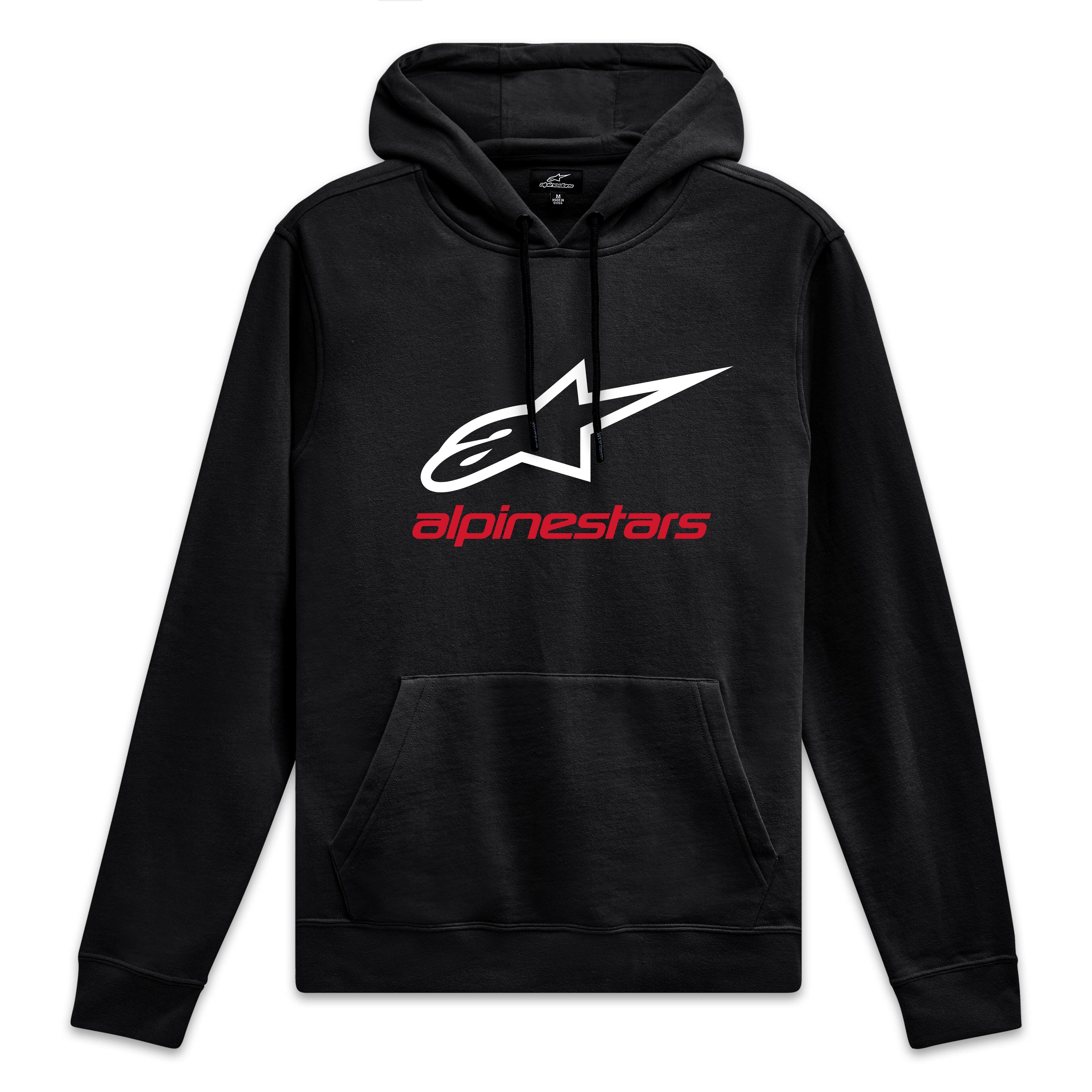 ALWAYS 2.0 HOODIE BLACK/WHITE/RED LG - 482-76282L