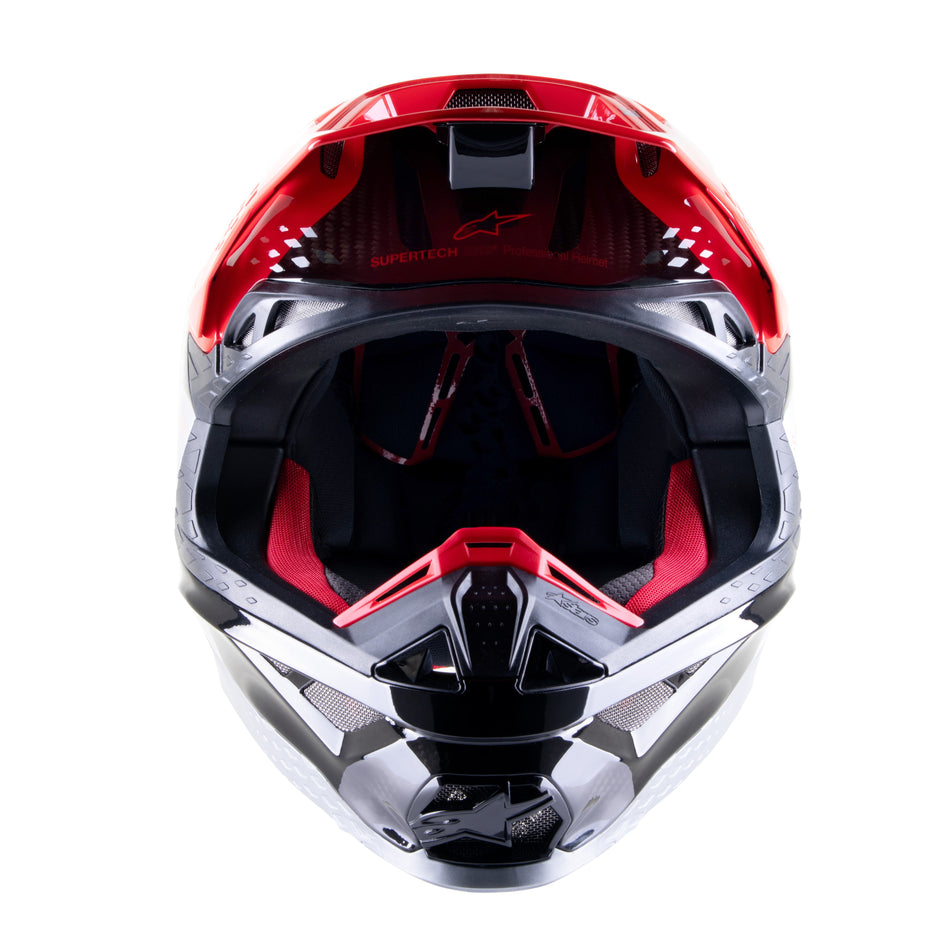 S-M10 HELMET ACUMEN LE RED FLAKE/BLACK/SILVER XL - 482-9020X-1