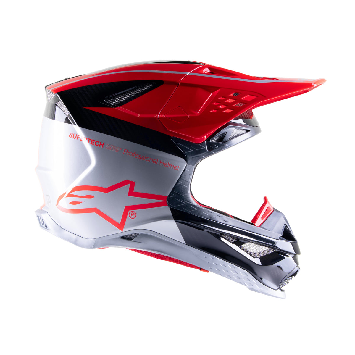 S-M10 HELMET ACUMEN LE RED FLAKE/BLACK/SILVER XL - 482-9020X-3