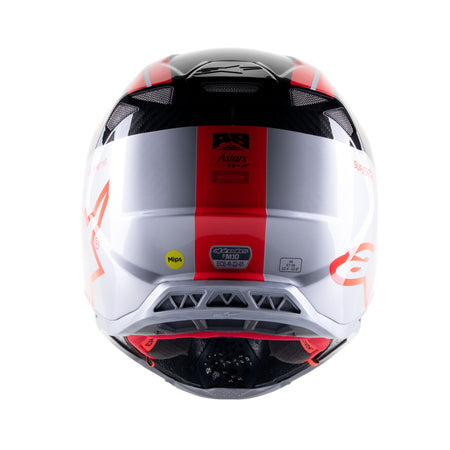 S-M10 HELMET ACUMEN LE RED FLAKE/BLACK/SILVER XL - 482-9020X-4