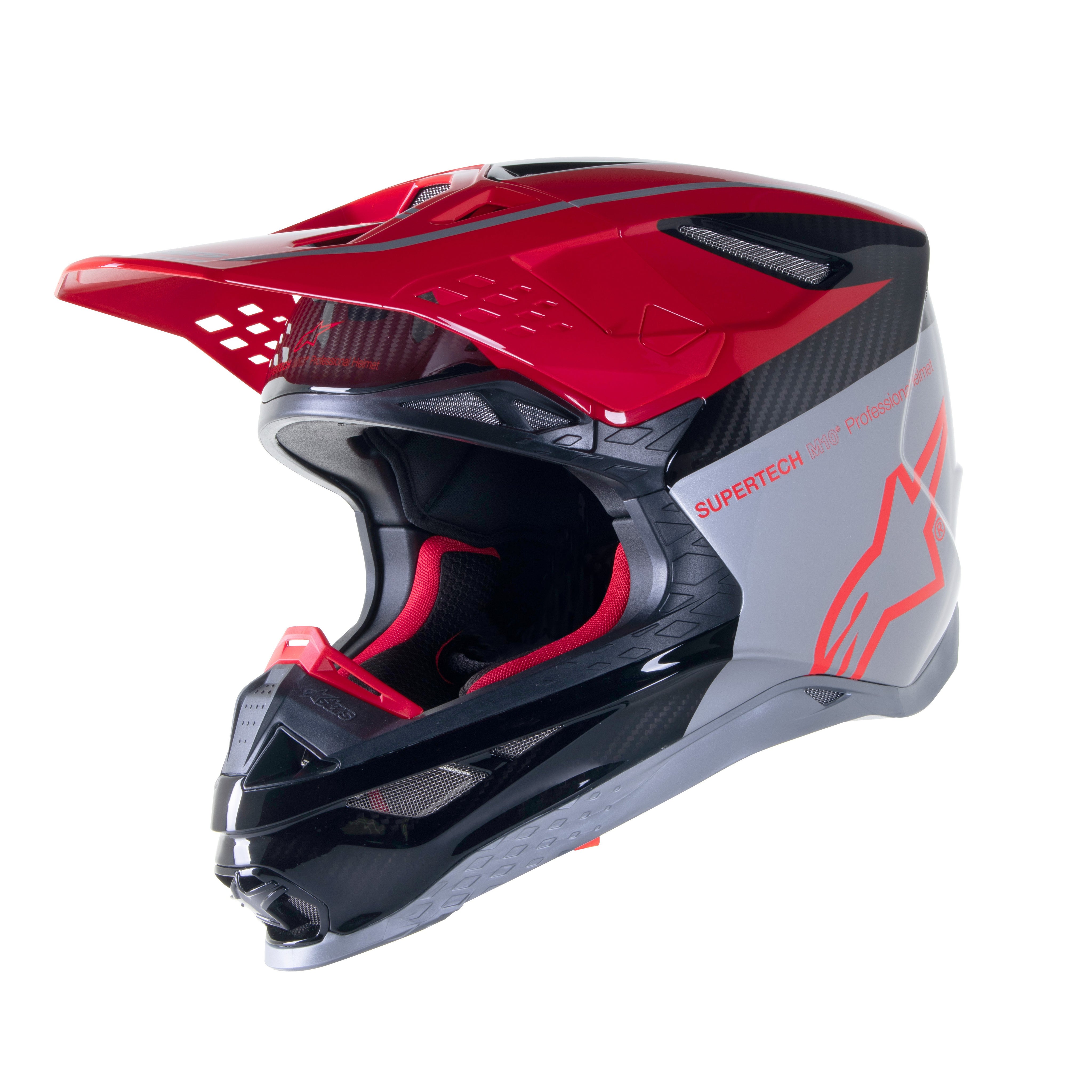S-M10 HELMET ACUMEN LE RED FLAKE/BLACK/SILVER XL - 482-9020X