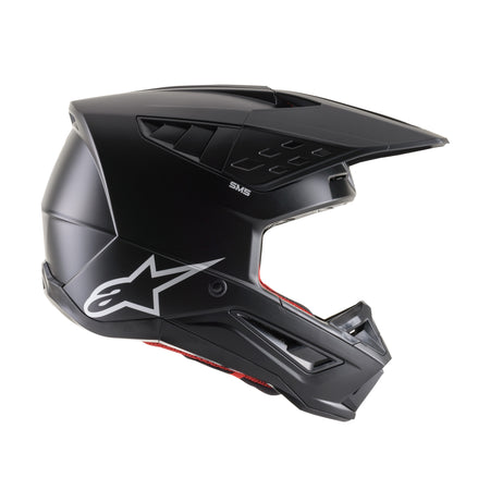 S-M5 SOLID HELMET BLACK MATTE LG - 482-9200L-1