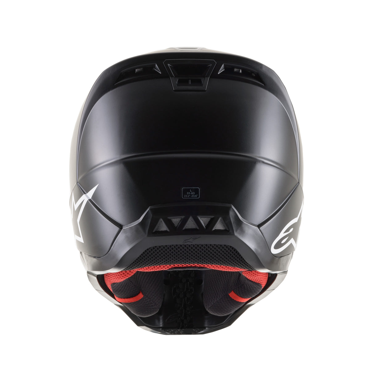 S-M5 SOLID HELMET BLACK MATTE LG - 482-9200L-3
