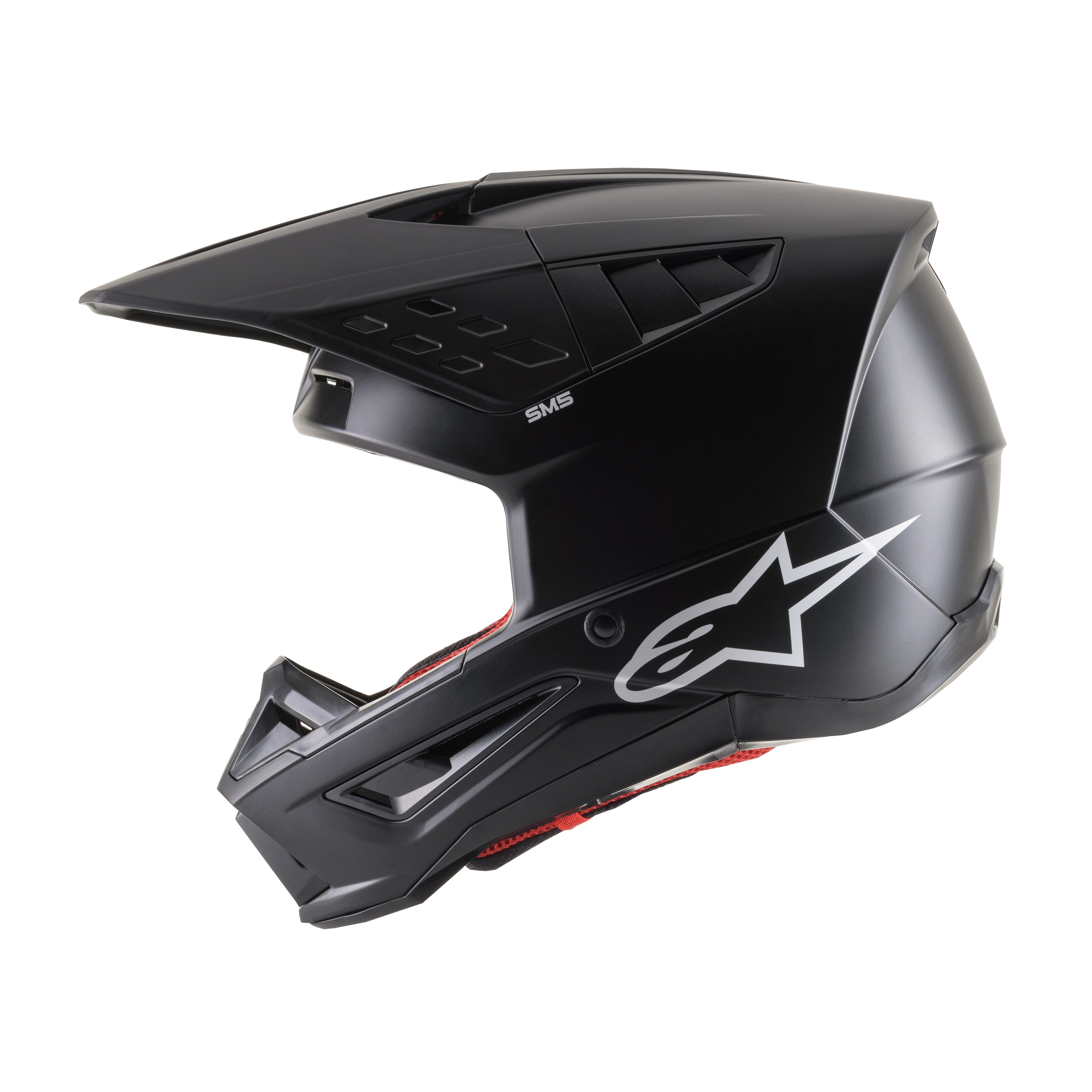 S-M5 SOLID HELMET BLACK MATTE LG - 482-9200L