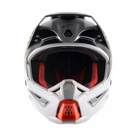 S-M5 RAYON HELMET MATTE LIGHT GREY/BLK/SLVR XL - 482-9208X-2